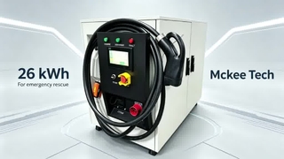 30kW 26kWh mobiele EV-oplader Draagbare energieopslag voor opladen in noodgevallen langs de weg in de auto