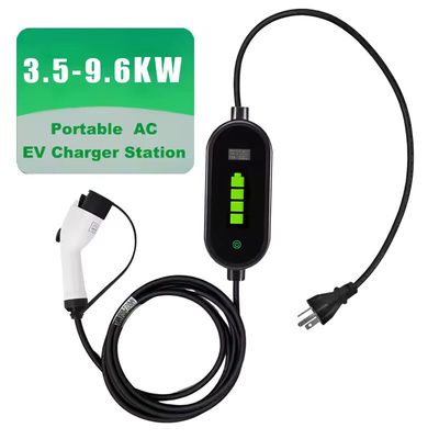 Goede prijs. 3.5KW 9.6KW Draagbare batterijoplader voor elektrische auto's 16A 40A EVSE Sae J1772 Type 1 online