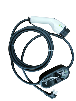 Goede prijs. 7KW 32A Draagbare AC EV-oplader Overspanningsbescherming Draagbare EV-sneloplader online