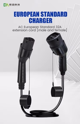 Goede prijs. Dubbele pistoolkop Eu Ac Ev Autolaadkabel 16A 32A 3.5Kw 7Kw Type 2 online