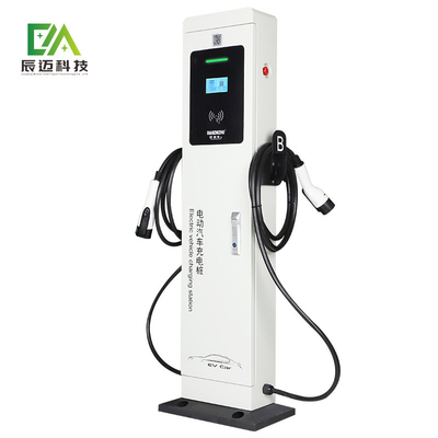 Goede prijs. 7KW 14KW Single Gun / Double Gun Column AC elektrisch voertuig oplaadstapel / vloerstaande elektrisch voertuig oplaadstapel online
