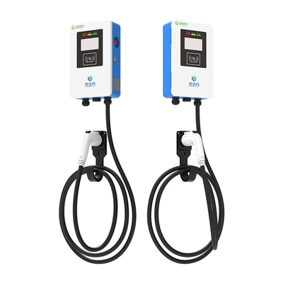 Goede prijs. 7KW/32A Blauw-wit Wandmontage / Post-type Single-gun elektrisch voertuig oplaadstapel online