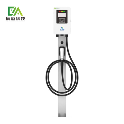 Goede prijs. Mckee 7KW 11KW 22KW Witte kolom-type vloer-staande enkel geschut elektrisch voertuig AC-oplaadstapel online