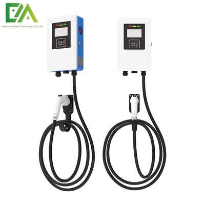 7KW 11KW 22KW Blauw-wit Wandmontage elektrisch voertuig Single Gun AC Charging Stack/Portable Charger