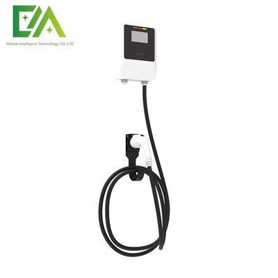 7KW 11KW 22KW Witte elektrische voertuig aan de muur enkel geweer wisselstroom oplaadstapel Huishoudelijk draagbaar oplader
