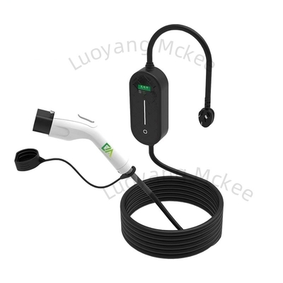 Goede prijs. EV draagbare elektrische laadmachine Type 2 laadkabel 16A 5M 3.68kw elektrische laadkabel instelbare elektrische laadmachine met scherm online