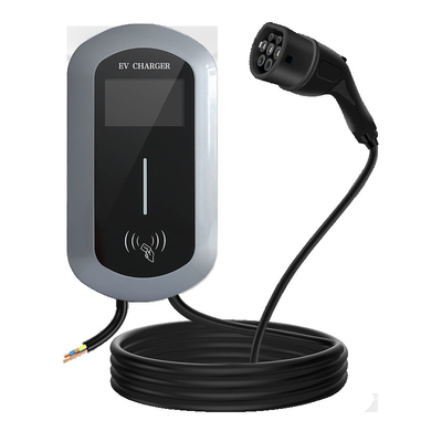Mode 3 22KW 3-fase Europese Standaard Elektrische Voertuig Oplader Type 2 Elektrische Voertuig Oplaadstation Wallbox Elektrische Oplaadstation AC Oplaadpaal