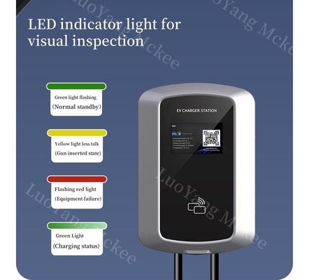 Goede prijs. Commerciële wisselstroomoplader 7KW EV Type 2 EV Auto 14KW Intelligent Voice-Controlled Charger IP55 Veilige EV-oplader wisselstroom met belastingbalans online