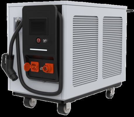 MOBILE EV LADER 90KW PORTABLE DC VAST LADER MET IP54 PROTECTIE