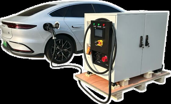 Goede prijs. Maxpower 60kW Nominaal vermogen 65kWH Capaciteit IP55 Bescherming Mobiele EV-oplader Draagbare oplaadstation online