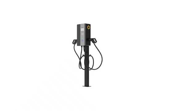 Goede prijs. 14kW Dual-gun AC-oplaadstapel, bedienbare versie met 5m kabel, elektrische voertuiglader online
