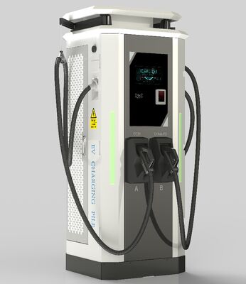 Goede prijs. Deze 120 kW gelijkstroom snellader is speciaal ontworpen voor nieuwe energievoertuigen en biedt een zeer snelle en zeer efficiënte laadprestatie.met een hoog helder kleurenbeeldscherm van 7 inch en een dubbele schommelarm online