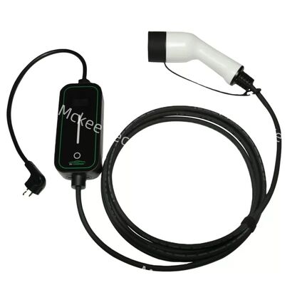 Goede prijs. 3.5kW 16A verstelbare Type 2 draagbare EV-oplader met LCD-display online