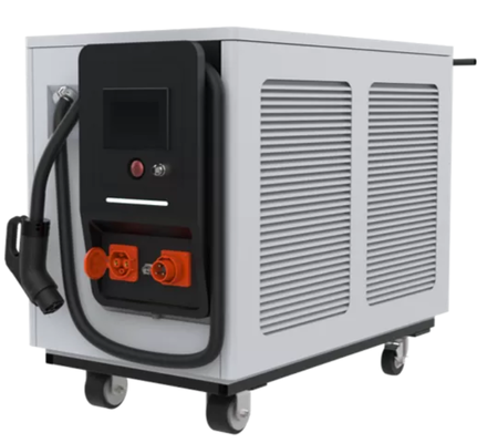 Goede prijs. 65kWh Mobiele Energieopslag EV Oplader 80kW Vloeistofgekoelde Wegenhulp Draagbare DC Laadstation Online
