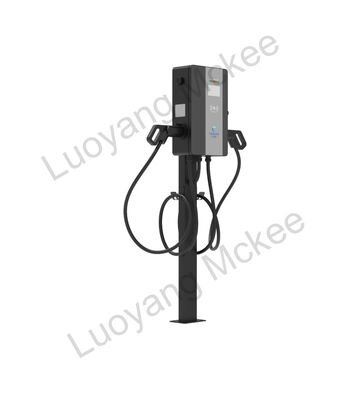 Goede prijs. EU Standaard Dubbele Pistool Laadpaal AC Oplader, 4,3-inch Touchscreen, Commercieel Bedienbare Laadpaal voor Parkeerplaatsen & Locaties Online