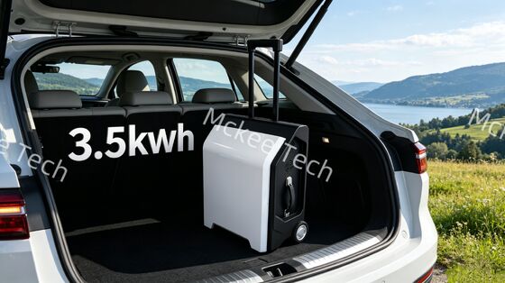 Goede prijs. 3500W Nominaal 3,5kWh Trolley Mobiele Energieopslag Powerbank 7000W Piek 51,2V LFP 186-236V AC Ingang Off-Grid Power Station voor EV Noodladen Commercieel Vlootgebruik Online