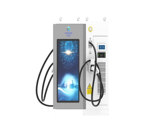 Goede prijs. 4G Ethernet WIFI APP Reclame Scherm Series DC EV Charger OCPP1.6J Air Cooling IP54 10-inch Touch Screen 120kW Snel oplaadstation voor Highway Parking Commerciële vloot toepassingen Online