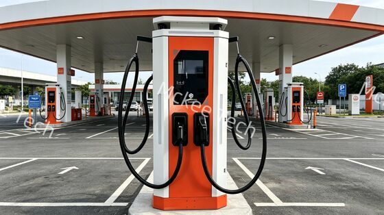 Laadinfrastructuur voor zware vrachtwagens voor commerciële wagenparken White Dew-serie 240 kW DC EV-lader luchtkoeling OCPP1.6J 10-inch touchscreen IP54 snellaadstation