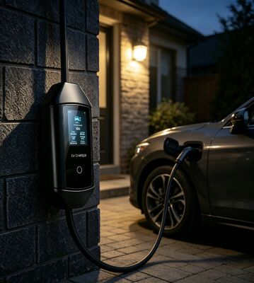 Goede prijs. Hoge Veiligheid McKee Q2 Draagbare AC EV Oplader Type 1 3.84kW Voor Huishoudelijk en Buiten Opladen 6A Tot 16A Instelbare Stroom 85V Tot 265V Bedrijfsspanning 3.67 Inch LCD Scherm IP54 UL94 V0 Online