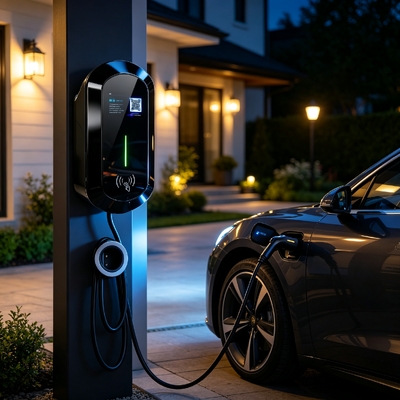 Goede prijs. Euro type2 Compatibele R8 EV Laadstation Anti-zoutsproeier Wandmontage Paal AC Lader 22kw 32A 380V IP54 5,64 inch LCD Display Residentiële Commerciële Implementatie Online
