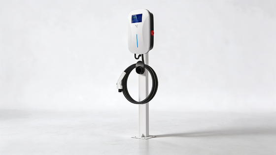 Goede prijs. Kleine sneeuwserie CLF AC 14 Laad EV Oplader 14kW Dubbel Pistool 220V IP54 OCPP1.6J Slimme AC Laadstation voor Thuis en Commercieel Elektrisch Voertuig Opladen Online