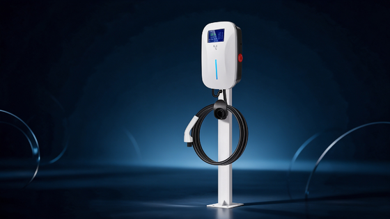 Goede prijs. Weerbestendige Kleine sneeuwserie CLF AC 44 Landing Type EV Charging Station 44kW Dual Gun 220V IP54 OCPP1.6J 2*32A Betrouwbare AC-oplader voor elektrische voertuigen Online