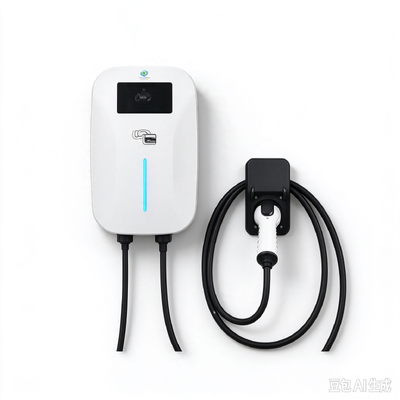 Goede prijs. Mckee 7kW 11kW 22kW Wandgebouwde AC EV-oplader IP54 OCPP 1.6J 4.3 inch Touch Screen Online