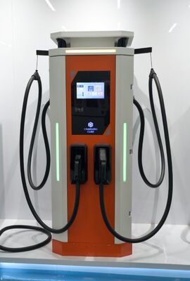 Goede prijs. 160kW Dual Gun CCS2 DC Fast Charger IP54 OCPP1.6J TUV gecertificeerd 10 inch touchscreen voor vloot depots Online
