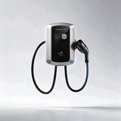 Goede prijs. 22KW Type 2 AC EV Oplader Wandkolom Gemonteerd EU Standaard Elektrische Voertuig Laadstation Online