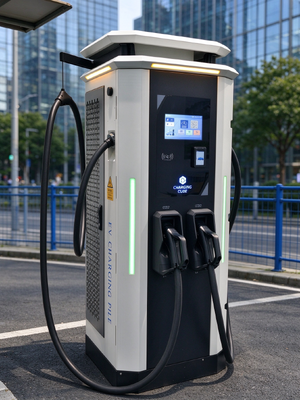 80kW DC Snellader EV Oplader 200-1000V CCS1 CCS2 CHAdeMO GB/T IP54 OCPP 1.6J RFID Oplaadpaal