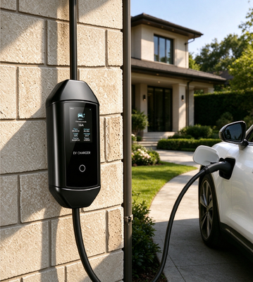 Goede prijs. AC EV Charger Type 1 Portable 32A 7.6kW 240V IP54 UL94 V0 Housing with 3.67 Inch LCD Online